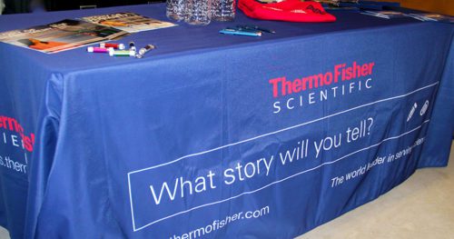 Show / event branded fabric table cloths